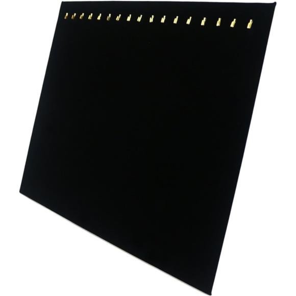 Black Velvet 17Hook Necklace Jewelry Tray/Display Organizer/Pad/Showcase/Display - Picture 2 of 5